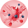 WAKA soMatch Mini Kit Blueberry_Raspberry Flavor Image; Imagen del sabor Arándano_Fresa del Kit WAKA soMatch Mini PC | RELX España Official