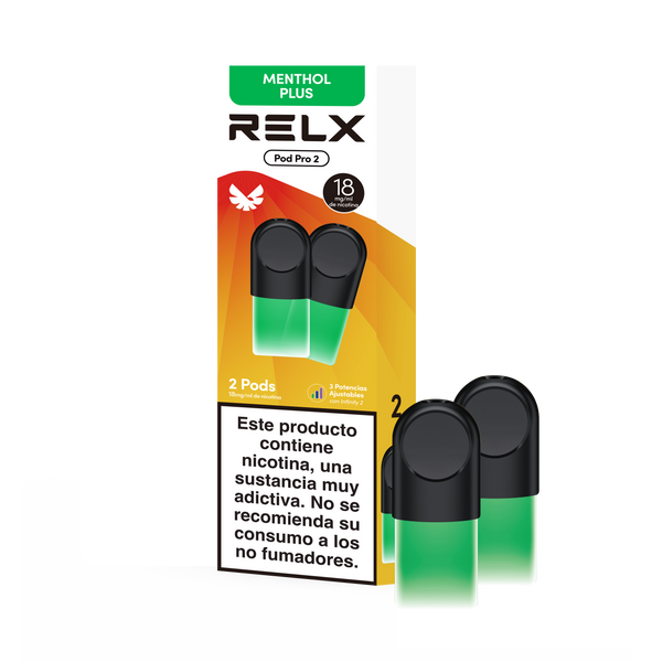 RELX Pod Pro 2, imagen de producto de pods de 2 unidades
