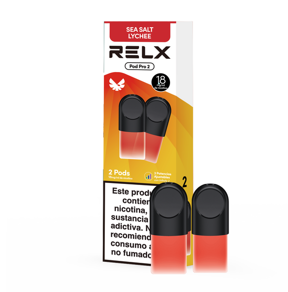 RELX Pod Pro 2, imagen de producto de pods de 2 unidades
