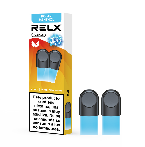 RELX Pod Pro 2, imagen de producto de pods de 2 unidades
