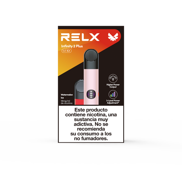 Explora las Ofertas de Año Nuevo 2026 en RELX-SPAIN Rose Gold Vapeador + Watermelon Ice Pod | RELX Infinity 2 Plus Kit
