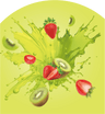 WAKA soMatch Mini Kit Strawberry Kiwi Flavor Image; Imagen del savor Fresa_Kiwi del Kit WAKA soMatch Mini Mobile | RELX España Official