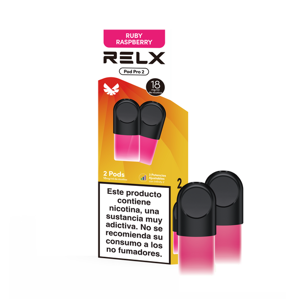 RELX Pod Pro 2, imagen de producto de pods de 2 unidades
